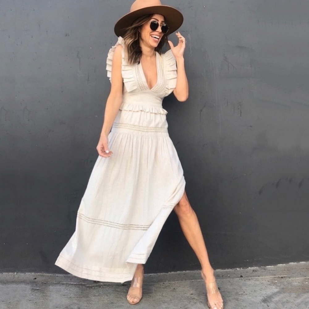 Spell & The Gypsy Lola Frill Maxi Dress NWT XL